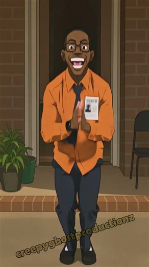 Cartoon Man Jumping Up #cartoon #man #jumping #orangelongsleeveshirt