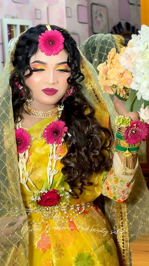 Gaye Holud Makeover done by~ Olivias Makeover And beauty salon 🤍 | Olivia's Makeover And Beauty Salon