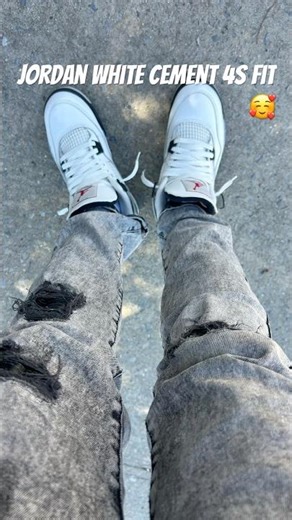 Jordan White Cement 4s #nike #sneakerheads #sneakers #fashionblogger #jordanshoes #streetwear