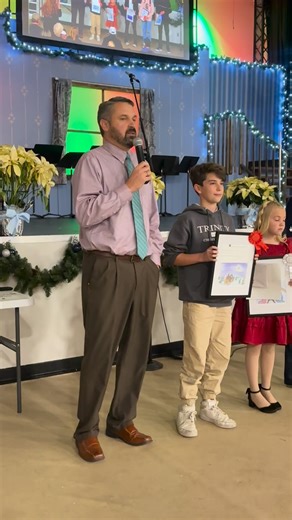 At Trinity, we love supporting the arts and giving students space to create, perform, and grow. ✨ This reel is from our annual Christmas with the Arts evening, a tradition that highlights the talent and creativity in our music, choir, strings, theatre, and phenomenal art program. 🎻 Strings begins in 4th grade (violin, viola, or cello) and can continue through 12th grade. 🎭 Theatre begins in 7th grade and can continue through 12th grade. One of the coolest moments was the live painting. 🎨 Five