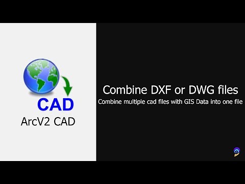 How to combine DXF or DWG files for free