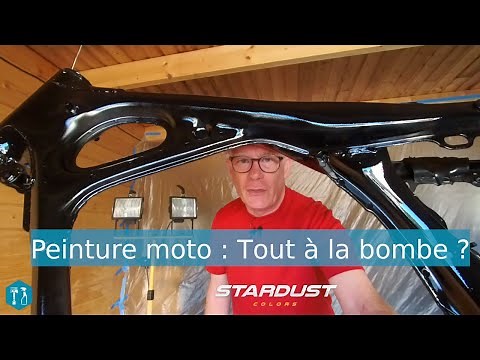 Motorcycle spray paint: instructions for use