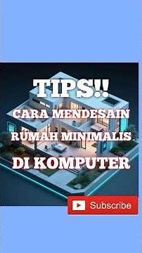 TIPS!! Cara Mendesain Rumah Minimalis di Komputer #design#homedesign
