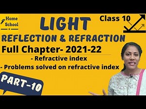 Light Reflection and Refraction Class 10 Physics CBSE NCERT Part- 10