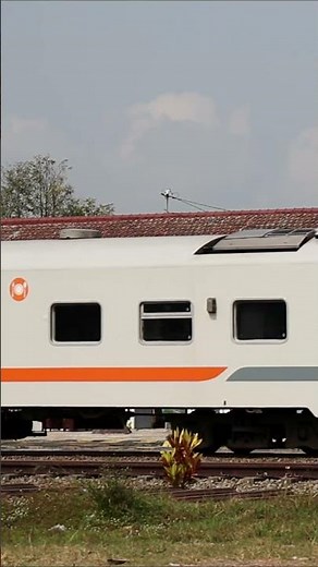 Train and rural Java's station #railfans #railway