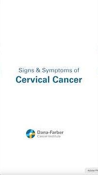 Signs & Symptoms of Cervical Cancer