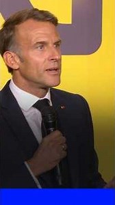Addressing entrepreneurs, Emmanuel Macron believes we are "seeing a resurgence of the hatred of s...