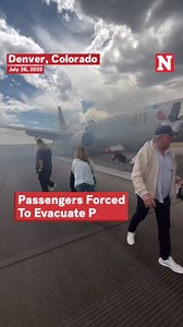 Dramatic Scene: Real-Life Passenger Evacuation After Plane Catches Fire