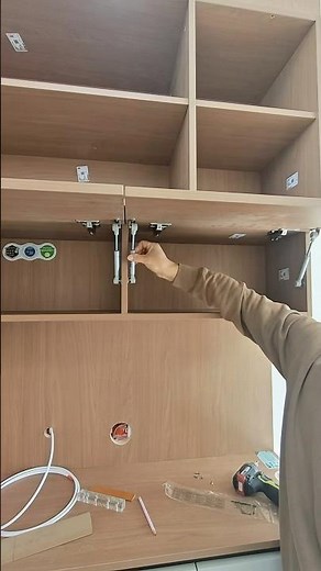 Gas Strut Installation Tip – Smooth & Even Kitchen Cabinet Door Opening!