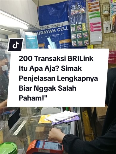 200 Transaksi BRILink: Penjelasan Lengkap untuk Anda