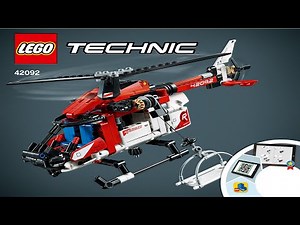 LEGO instructions - Technic - 42092 - Rescue Helicopter (Model A)