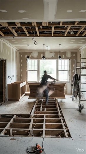 modern kitchen time-lapse #goviral #viralshorts #home #homedecor #views