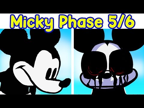 Friday Night Funkin' VS Mickey Mouse Phase 5/6 (FNF Mod) (Sunday Night) (Fanmade)