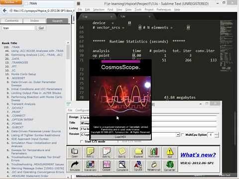 1.Voltage Devider HSPICE Tutorial