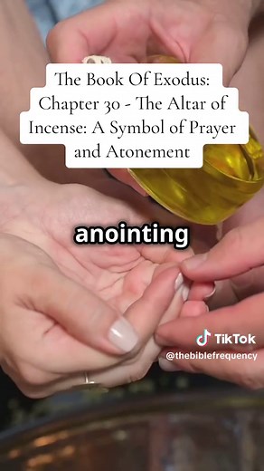 The Book Of Exodus: Chapter 30 - The Altar of Incense: A Symbol of Prayer and Atonement Exodus 30 describes the construction of the Altar of Incense, the recipe for sacred anointing oil, and the importance of atonement money. This chapter emphasizes the significance of prayer, symbolized by the incense, as well as the holiness required in worship and the need for atonement. It teaches us about the importance of maintaining a close relationship with God through prayer and living a life consecrate
