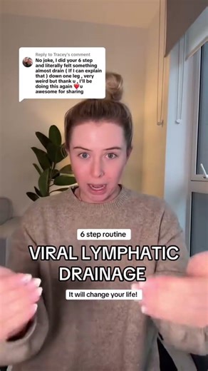 FREE VIRAL LYMPHATIC DRAINAGE Don’t we love a free at home hack that actually works? The 6 step