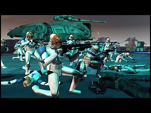 Realistic SIEGE of MANDALORE! - Men of War: Star Wars Mod Battle Simulator