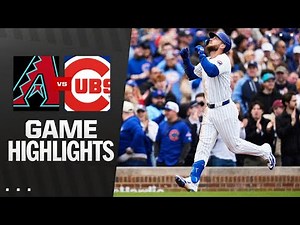 D-backs vs. Cubs Game Highlights (4/19/25) | MLB Highlights