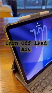 How to Turn Off iPad
