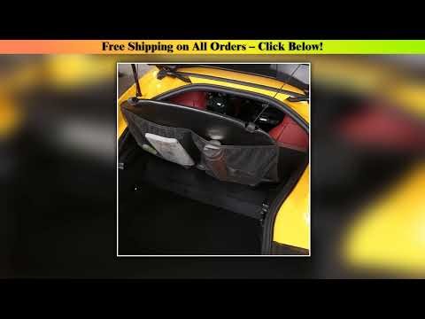 For Toyota GR Supra MK5 A90 2019-2024 Leather Black Car Trunk Partition Storage Bag Item Storage