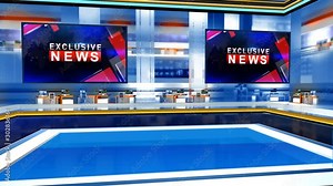 3D rendering Virtual set studio for chroma footage Realize your vision for a professional-looking studio – wherever you want it. With a simple setup, a few square feet of space, and Virtual Set