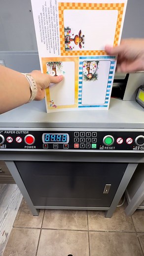 Making Notepads with Electric Paper Cutter