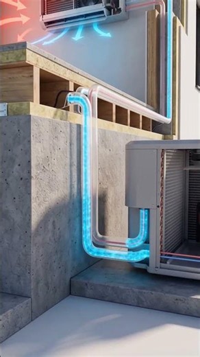 How a Split-System Air Conditioner Works in 20 Seconds ❄️