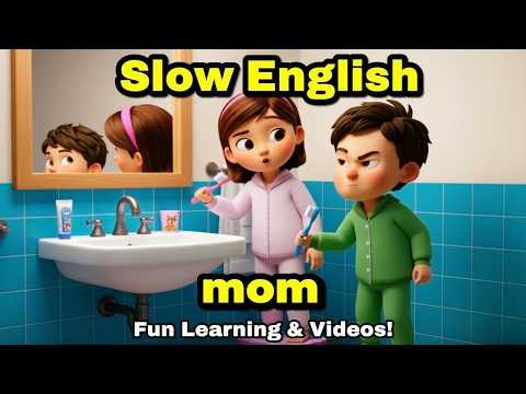 Family Spring Cleaning Together |😱 Easy English Listening Story for Beginners (A1-A2 Level)