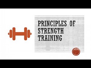 Principles of Strength Training