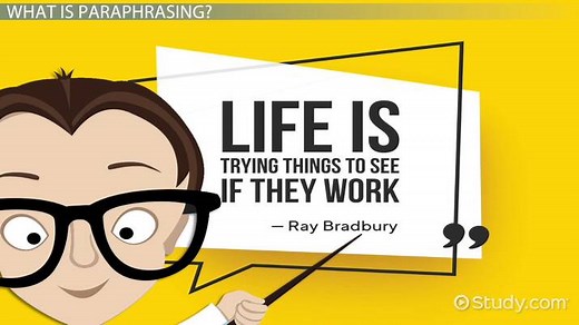 Paraphrase | Definition, Steps & Examples