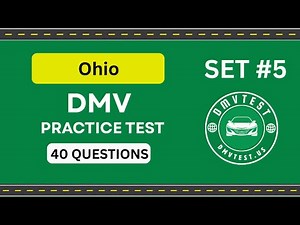 Ohio DMV Practice Test 2025 | 40 REAL TEST QUESTIONS SET #5 | DMV Driving Test | DMV Test 2025