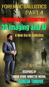 The Future of Forensic Ballistics: 3D Imaging, AI & Ghost Guns #ballistics ‪@TaruvuForensicVlogs‬