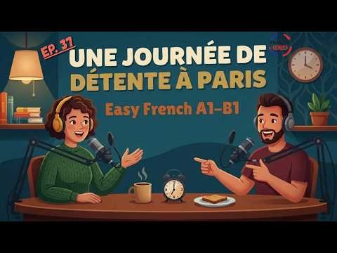 Real French Conversation | A Relaxing Day in Paris | Easy French A1–B1