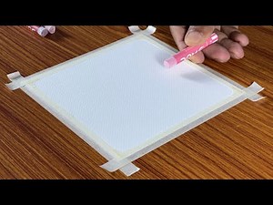 Easy Thunder Drawing / Drawing with Oil Pastels / Step by Step