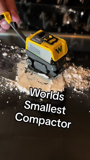 World's Smallest Compactor in Construction