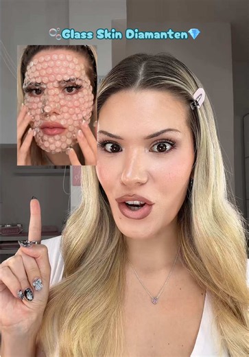 Glass Skin mit Diamanten… fail 🥲💎 Nochmal mit mehr probieren?