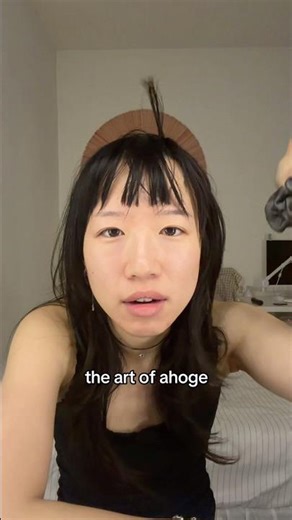 Born to be anime mc #hair #cowlick #bangs #ahoge #meimazing