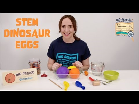 Science Saturdays: STEM Frozen Dinosaur Eggs