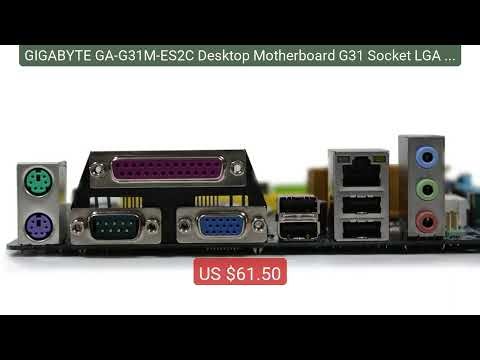 GIGABYTE GA-G31M-ES2C Desktop Motherboard G31 Socket LGA 775 F... — Hot Deal 2026 | Limited Offer!