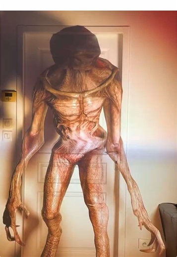 Regarde cette porte 🚪 Mapping vidéo sur l’univers Stranger Things. #videomapping #mappingvideo #projectionmapping #stangerthings #illusion3D