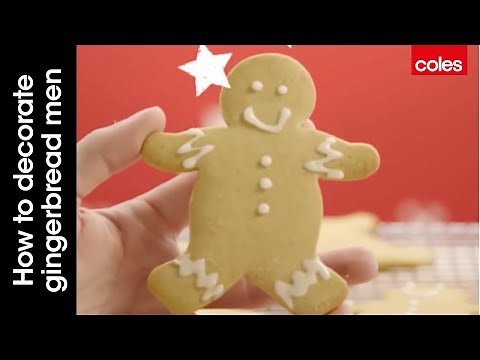 How to decorate gingerbread men