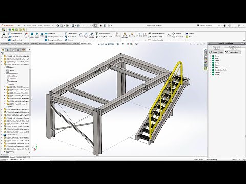 Smap3D Steel | Parametric 3D CAD Steelwork Solution for SOLIDWORKS