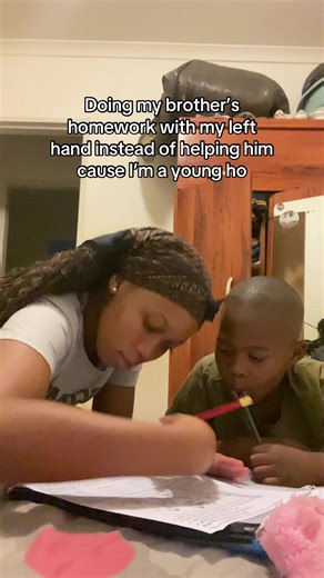 Sibling Homework Dilemmas: A Funny Moment