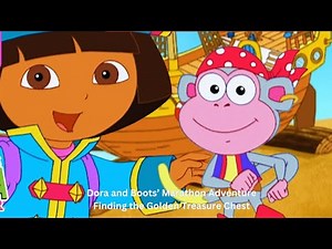 Dora and Boots Marathon Adventure Episode😍 || Finding the Golden Treasure Chest || Dora and friends