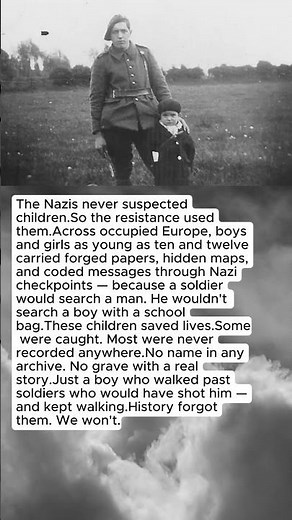 The Boy Who Walked Past Nazi Guards Every Day — With Secrets in His Bag#ww2