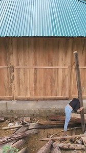 100K views · 1.1K reactions | How to make a window frame with square slats-Build log Cabin #build #survival #shelter #Outdoors #bushcraft #viral #idea #farmlife | Alison Netherveth | Facebook