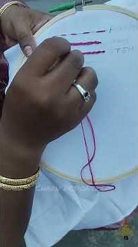 Back Stitch Embroidery Tutorial | Beginner Friendly Hand Embroidery