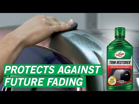 How to use Trim Restorer | Turtle Wax