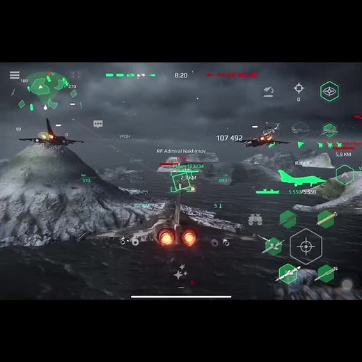 Fighter Jet Combat Simulation: First-Person Experience