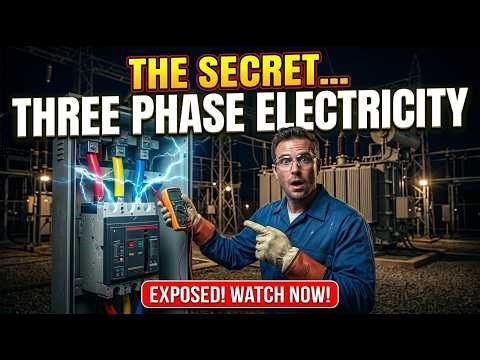 Why Three-Phase Electricity Powers the World ⚡ Explained Simply